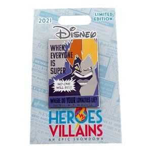 Disney Heroes vs Villains Recruitment Poster Series Incredibles Syndrome Pin